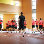 11.07.2025. Kielce. Trening piłkarzy Korony II Kielce / Fot. Wiktor Taszłow - Radio Kielce