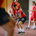 11.07.2025. Kielce. Trening piłkarzy Korony II Kielce / Fot. Wiktor Taszłow - Radio Kielce