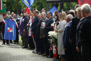 11.07.2025. Kielce. Narodowy Dzień Pamięci Ofiar Ludobójstwa dokonanego przez ukraińskich nacjonalistów na obywatelach II Rzeczypospolitej Polskiej / Fot. Wiktor Taszłow - Radio Kielce