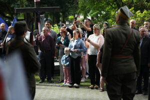 11.07.2025. Kielce. Narodowy Dzień Pamięci Ofiar Ludobójstwa dokonanego przez ukraińskich nacjonalistów na obywatelach II Rzeczypospolitej Polskiej / Fot. Wiktor Taszłow - Radio Kielce