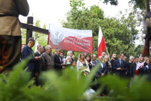 11.07.2025. Kielce. Narodowy Dzień Pamięci Ofiar Ludobójstwa dokonanego przez ukraińskich nacjonalistów na obywatelach II Rzeczypospolitej Polskiej / Fot. Wiktor Taszłow - Radio Kielce