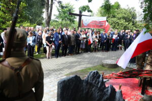 11.07.2025. Kielce. Narodowy Dzień Pamięci Ofiar Ludobójstwa dokonanego przez ukraińskich nacjonalistów na obywatelach II Rzeczypospolitej Polskiej / Fot. Wiktor Taszłow - Radio Kielce