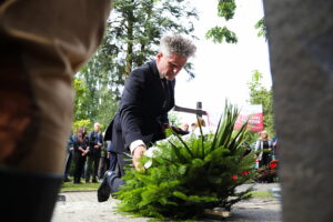 11.07.2025. Kielce. Narodowy Dzień Pamięci Ofiar Ludobójstwa dokonanego przez ukraińskich nacjonalistów na obywatelach II Rzeczypospolitej Polskiej / Fot. Wiktor Taszłow - Radio Kielce