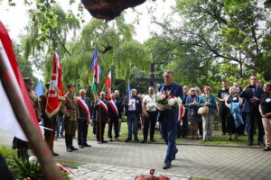 11.07.2025. Kielce. Narodowy Dzień Pamięci Ofiar Ludobójstwa dokonanego przez ukraińskich nacjonalistów na obywatelach II Rzeczypospolitej Polskiej / Fot. Wiktor Taszłow - Radio Kielce