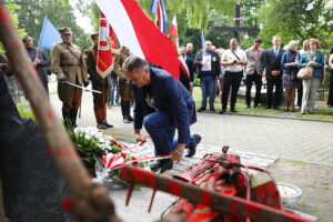 11.07.2025. Kielce. Narodowy Dzień Pamięci Ofiar Ludobójstwa dokonanego przez ukraińskich nacjonalistów na obywatelach II Rzeczypospolitej Polskiej / Fot. Wiktor Taszłow - Radio Kielce