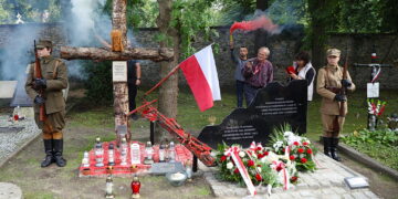 11.07.2025. Kielce. Narodowy Dzień Pamięci Ofiar Ludobójstwa dokonanego przez ukraińskich nacjonalistów na obywatelach II Rzeczypospolitej Polskiej / Fot. Wiktor Taszłow - Radio Kielce