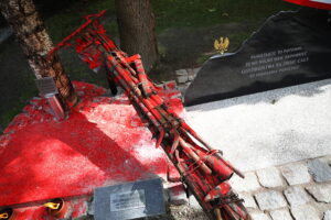 11.07.2025. Kielce. Narodowy Dzień Pamięci Ofiar Ludobójstwa dokonanego przez ukraińskich nacjonalistów na obywatelach II Rzeczypospolitej Polskiej / Fot. Wiktor Taszłow - Radio Kielce