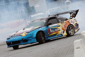 12.07.2025. Kielce. XII Dub It Tuning Festival. Drift Taxi / Fot. Wiktor Taszłow - Radio Kielce