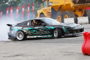 12.07.2025. Kielce. XII Dub It Tuning Festival. Drift Taxi / Fot. Wiktor Taszłow - Radio Kielce