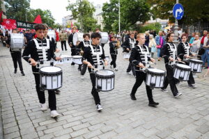 Orkiestra z Podkarpacia poprowadziła korowód harcerzy