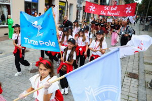 12.07.2025 Kielce. Festiwal Harcerski. Korowód / Fot. Wiktor Taszłow - Radio Kielce