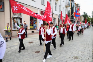 12.07.2025 Kielce. Festiwal Harcerski. Korowód / Fot. Wiktor Taszłow - Radio Kielce