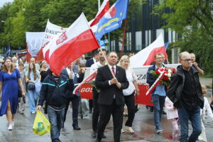 13.07.2025 Kielce. Obchody 82. rocznicy rzezi wołyńskiej / Fot. Wiktor Taszłow - Radio Kielce