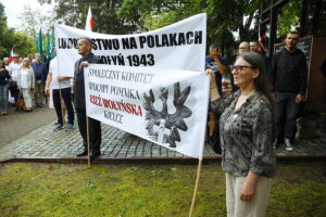 13.07.2025 Kielce. Obchody 82. rocznicy rzezi wołyńskiej / Fot. Wiktor Taszłow - Radio Kielce