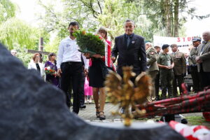 13.07.2025 Kielce. Obchody 82. rocznicy rzezi wołyńskiej / Fot. Wiktor Taszłow - Radio Kielce