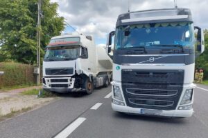 29.07.2025. Kostomłoty. Wypadek / Fot. Policja