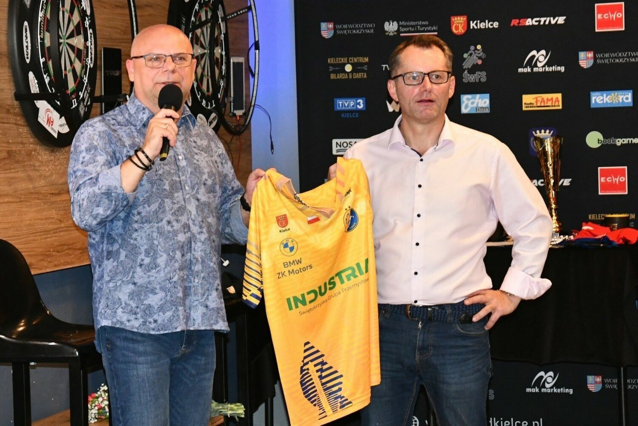 Bardzo udany I Memoriał Dziennikarzy Sportowych - Radio Kielce 27.07.2025. Kielce. I Memoriał Dziennikarzy Sportowych: Adama Gołąba, Marka Cendera i Pawła Kotwicy / źródło: Fortis Bilard Kielce