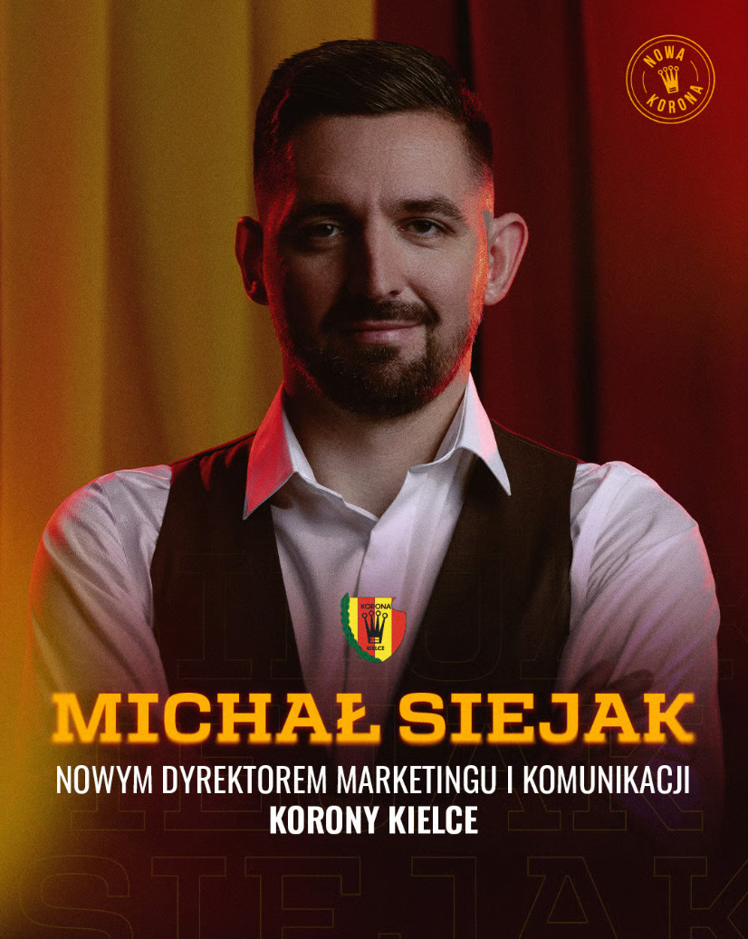 Twórca Korona TV wraca do kieleckiego klubu - Radio Kielce Michał Siejak / Fot. Korona Kielce