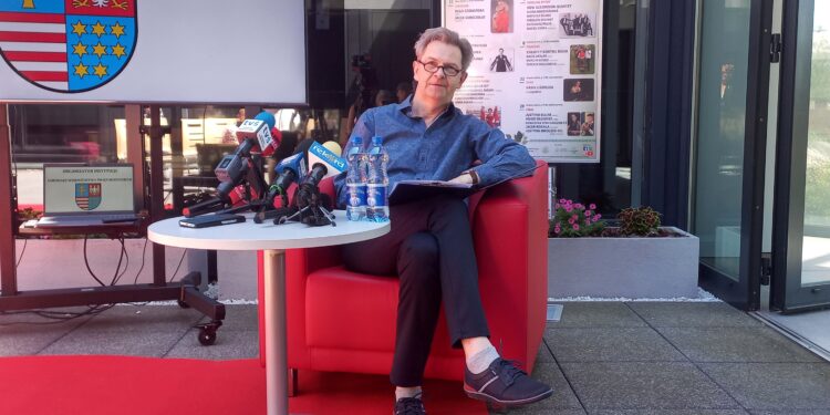 02.07.2025. Konceferncja prasowa w Filharmonii Świętokrzyskiej / Fot. Piotr Sawa - Radio Kielce