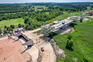 Budowa obwodnicy Morawicy / źródło: obwodnica-morawica-dk73-etap2.pl