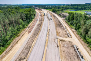 Budowa obwodnicy Morawicy / źródło: obwodnica-morawica-dk73-etap2.pl
