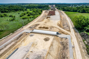 Budowa obwodnicy Morawicy / źródło: obwodnica-morawica-dk73-etap2.pl
