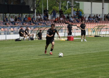 26.07.2025. Mecz sparingowy: Naprzód Jędrzejów - KSZO Ostrowiec Świętokrzyski / Fot. Adrian Karwat - Radio Kielce
