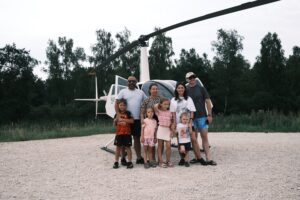 27.07.2025. Sielpia. Loty widokowe śmigłowcem / Fot. Magdalena Galas-Klusek - Radio Kielce