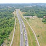 07.07.2025. Skarżysko–Kamienna. Baranowska Góra. Wypadek, korki / Fot. Jarosław Kubalski - Radio Kielce