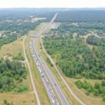 07.07.2025. Skarżysko–Kamienna. Baranowska Góra. Trasa S7. Wypadek, korki / Fot. Jarosław Kubalski - Radio Kielce