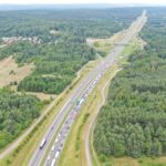 07.07.2025. Skarżysko–Kamienna. Baranowska Góra. Trasa S7. Wypadek, korki / Fot. Jarosław Kubalski - Radio Kielce