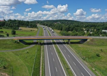 30.07.2025. Trasa ekspresowa S7 w okolicach Kajetanowa koło Kielc / Fot. Jarosław Kubalski – Radio Kielce