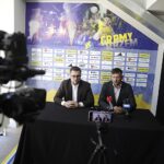 14.07.2025. Kielce. Konferencja prasowa w Hali Legionów. Paweł Papaj został pełniącym obowiązki prezesa KS Iskra Kielce / Fot. Jarosław Kubalski - Radio Kielce