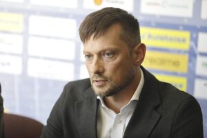 14.07.2025. Kielce. Konferencja prasowa w Hali Legionów. Na zdjęciu: Paweł Papaj, p.o. prezesa KS Iskra Kielce / Fot. Jarosław Kubalski - Radio Kielce