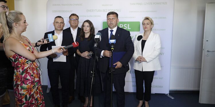 02.07.2025. Kielce. Konferencja PSL / Fot. Jarosław Kubalski - Radio Kielce