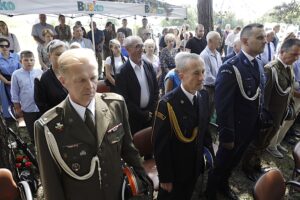 20.07.2025. Wełecz. Uroczystości upamiętniające zbiorową egzekucję na żołnierzach Armii Krajowej i Batalionów Chłopskich / Fot. Jarosław Kubalski - Radio Kielce