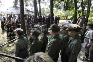 20.07.2025. Wełecz. Uroczystości upamiętniające zbiorową egzekucję na żołnierzach Armii Krajowej i Batalionów Chłopskich / Fot. Jarosław Kubalski - Radio Kielce