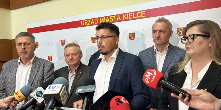29.07.2025. Kielce. Konferencja prasowa / Fot. Marcin Marszałek - Radio Kielce