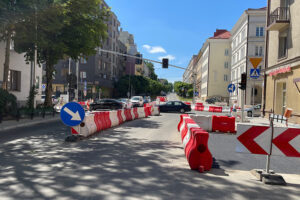 30.06.2025. Kielce. Ulica Żeromskiego. Remont / Fot. Wiktor Taszłow - Radio Kielce