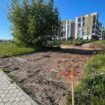 3.07.2025. Kielce. Al. Szajnowicza-Iwanowa. Budowa drogi dla rowerzystów i pieszych / Fot. Wiktor Taszłow - Radio Kielce