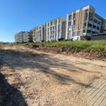 3.07.2025. Kielce. Al. Szajnowicza-Iwanowa. Budowa drogi dla rowerzystów i pieszych / Fot. Wiktor Taszłow - Radio Kielce