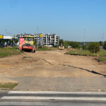 3.07.2025. Kielce. Al. Szajnowicza-Iwanowa. Budowa drogi dla rowerzystów i pieszych / Fot. Wiktor Taszłow - Radio Kielce