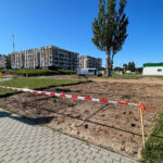 3.07.2025. Kielce. Al. Szajnowicza-Iwanowa. Budowa drogi dla rowerzystów i pieszych / Fot. Wiktor Taszłow - Radio Kielce