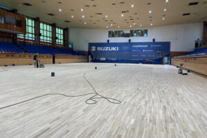 25.07.2025. Kielce. Hala przy ulicy Krakowskiej - remont / Fot. Wiktor Taszłow - Radio Kielce