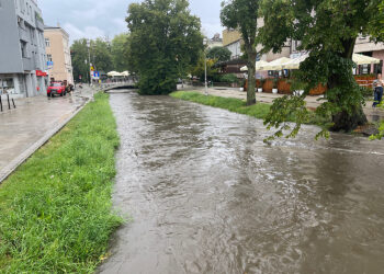 Oberwanie chmury i błyskawiczna powódź. Kielce pod wodą