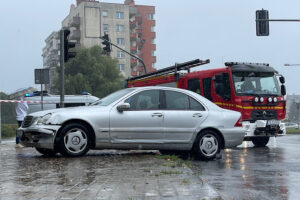 28.07.2025. Kielce. Wypadek. / Fot. Wiktor Taszłow - Radio Kielce