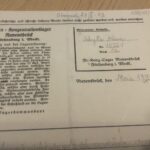 List więźniarki obozu w Ravensbruck odnaleziony w zbiorach księdza Walentego Ślusarczyka / Fot. Anna Głąb - Radio Kielce