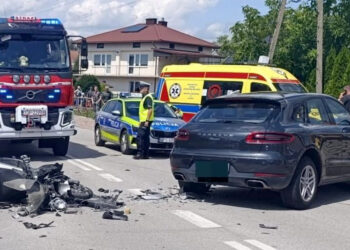 14.07.2025. Iwaniska. Wypadek / Fot. KPP w Opatowie
