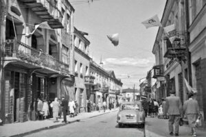 Kielce. Ulica Duża. 1958 r. / źródło: fotopolska.eu