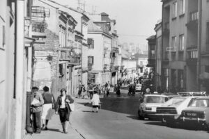 Kielce. Ulica Duża. Lata 1982-1986 / źródło: fotopolska.eu